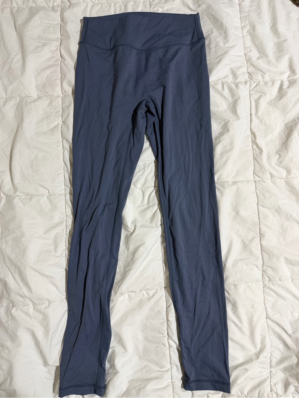 Slate blue Curves n Combatboots Leggings